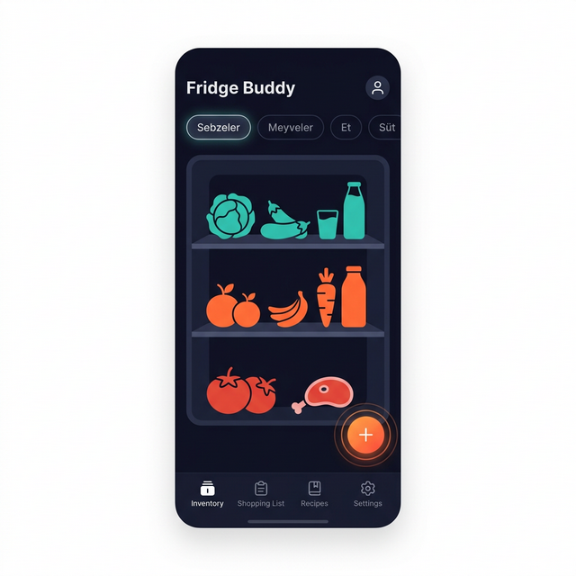 Chef-IM buzdolabı takip ekranı